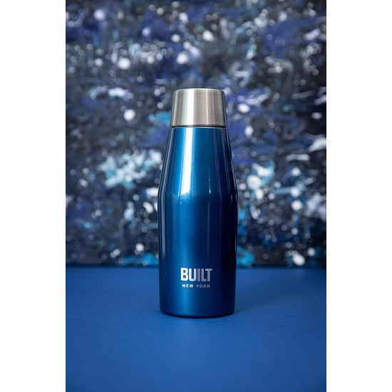 BUILT Apex Insulated Double Walled Bottle - Midnight Blue, 330ml BUILT Apex Insulated Double Walled Bottle - Midnight Blue, 330ml