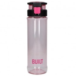 Built Flip Top Water Bottle, Tritan Plastic, Pink, 740 ml
