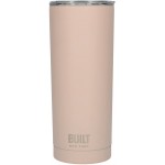 BUILT Insulated Travel Mug/Vacuum Flask, Stainless Steel, 590 ml,  Pale Pink