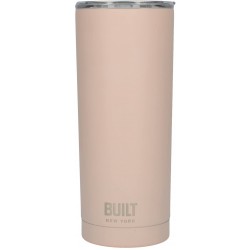 BUILT Insulated Travel Mug/Vacuum Flask, Stainless Steel, 590 ml,  Pale Pink