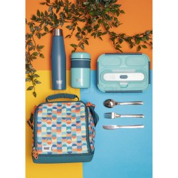 Built Retro Bento Box with Cutlery, 1 Litre