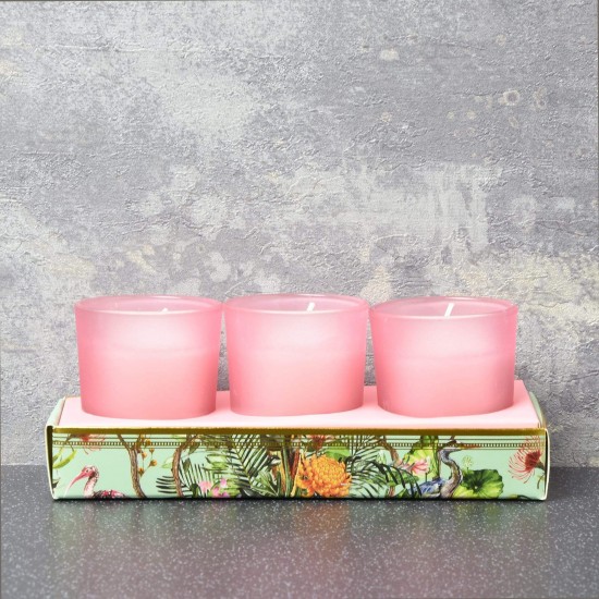 Shop quality Candlelight Chinoiserie Set of 3 Wax Filled Candle Pots Aromatic Shea Scent 50g in Kenya from vituzote.com Shop in-store or online and get countrywide delivery!