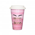 Candlelight Double Walled Travel Mug Brows Like a Boss 