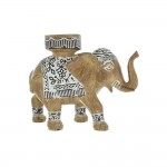 Candlelight Elephant Candle Holder Brown 16cm Height