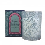 Candlelight Jaipur Pink Fig Wax Filled Pot Candle in Gift Box Pear and Fig Scent 220g