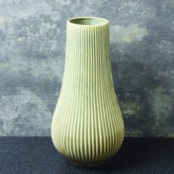 Candlelight Small Teardrop Vase Grey, 28cm