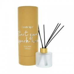 Candlelight Start Your Spark Here Reed Diffuser in Gift Box White Petal Scent, 150ml 