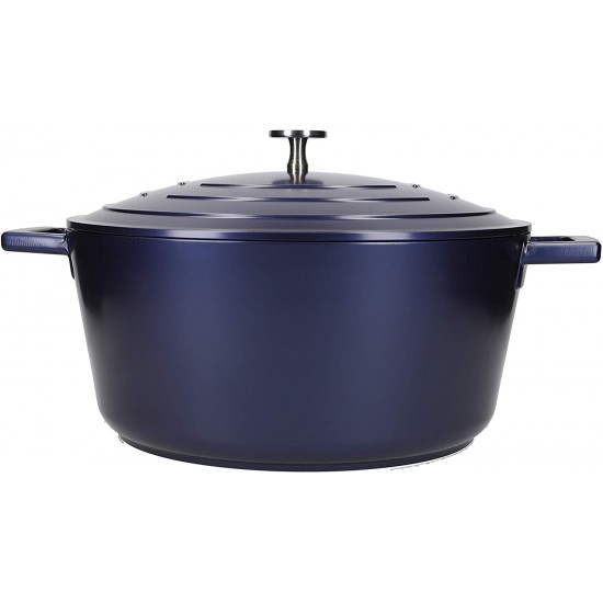 MasterClass Lightweight Casserole Dish with Lid, Cast Aluminium, Metallic Blue - 5 Litre/28 cm, MCMCRD28BLU Shop quality MasterClass Lightweight Casserole Dish with Lid, Cast Aluminium, Metallic Blue - 5 Litre/28 cm in Kenya from vituzote.com Shop in-store or online and get countrywide delivery!