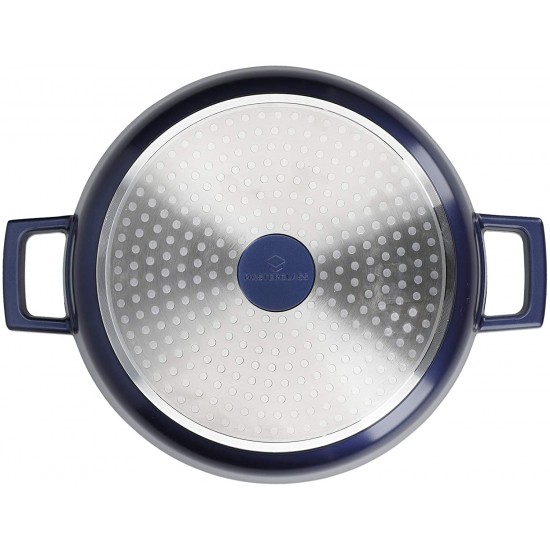 MasterClass Lightweight Casserole Dish with Lid, Cast Aluminium, Metallic Blue - 5 Litre/28 cm, MCMCRD28BLU Shop quality MasterClass Lightweight Casserole Dish with Lid, Cast Aluminium, Metallic Blue - 5 Litre/28 cm in Kenya from vituzote.com Shop in-store or online and get countrywide delivery!