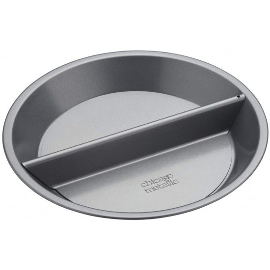 23 x 33 cm 9 x 13 Kitchen Craft Chicago Metallic Professional Non-Stick Brownie Tin with Dividers and Loose Base