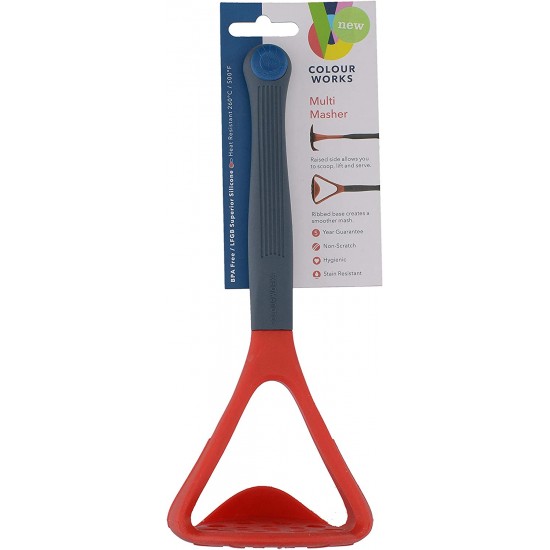 Shop quality Colourworks Multi Potato Masher with Serving Scoop, Silicone, Cherry, 25 cm in Kenya from vituzote.com Shop in-store or online and get countrywide delivery!