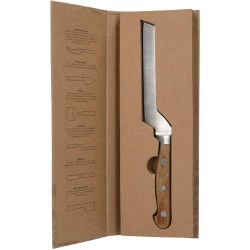 Creative Tops Gourmet Cheese Brie Cheese Knife with Wooden Handle, 25.5 cm (10”) , Brown/Silver