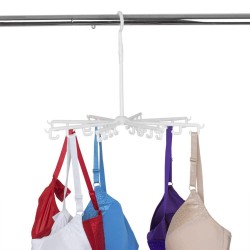 Home Basics 40 Hook Plastic Laundry Drying Rack Hanger 