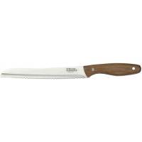 Home Basics Winchester Collection 8" Bread Knife, Natural