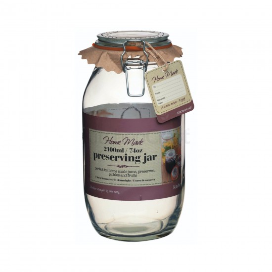Home Made Glass 2.1 Litre Air Tight Preserving Jar, KCLP2100 Shop quality Home Made Glass 2.1 Litre Air Tight Preserving Jar in Kenya from vituzote.com Shop in-store or online and get countrywide delivery!