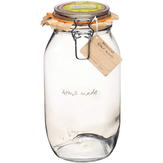 Shop quality Home Made Glass 2.1 Litre  Air Tight Preserving Jar in Kenya from vituzote.com Shop in-store or online and get countrywide delivery!