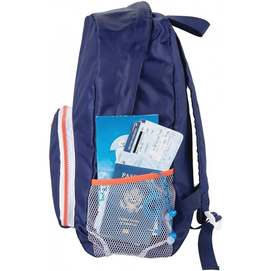 Shop quality InterDesign Collapsible Backpack Navy/Orange Travel Bag in Kenya from vituzote.com Shop in-store or online and get countrywide delivery!