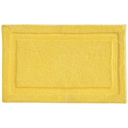 InterDesign  Spa Microfiber Polyester Bath Mat, 34" x 21", Yellow