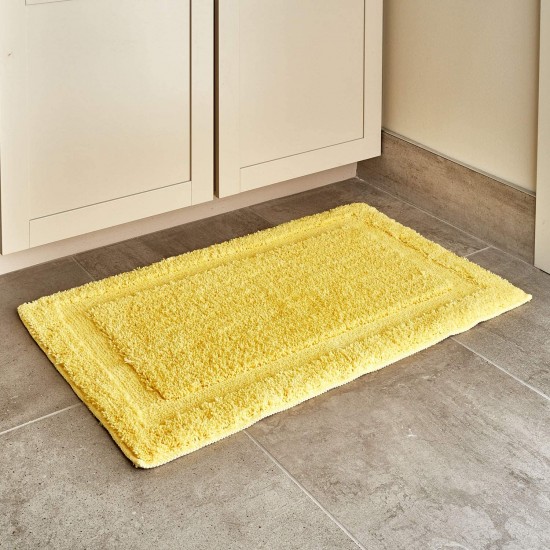 Shop quality InterDesign  Spa Microfiber Polyester Bath Mat, 34" x 21", Yellow in Kenya from vituzote.com Shop in-store or online and get countrywide delivery!