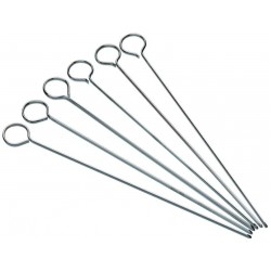 Kitchen Craft 15cm Flat Sided Skewers, Pack of 6