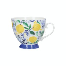 Kitchen Craft China Sweet Lemon Footed Mug, 400ml