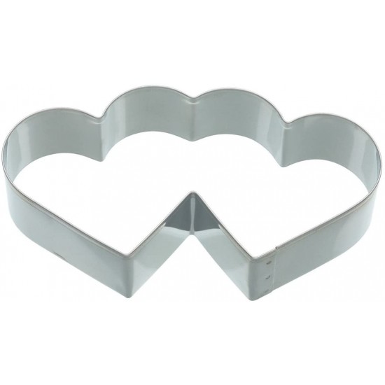 Shop quality Kitchen Craft Metal Cookie Cutter-Large 11.5cm Double Heart Design, Silver in Kenya from vituzote.com Shop in-store or online and get countrywide delivery!