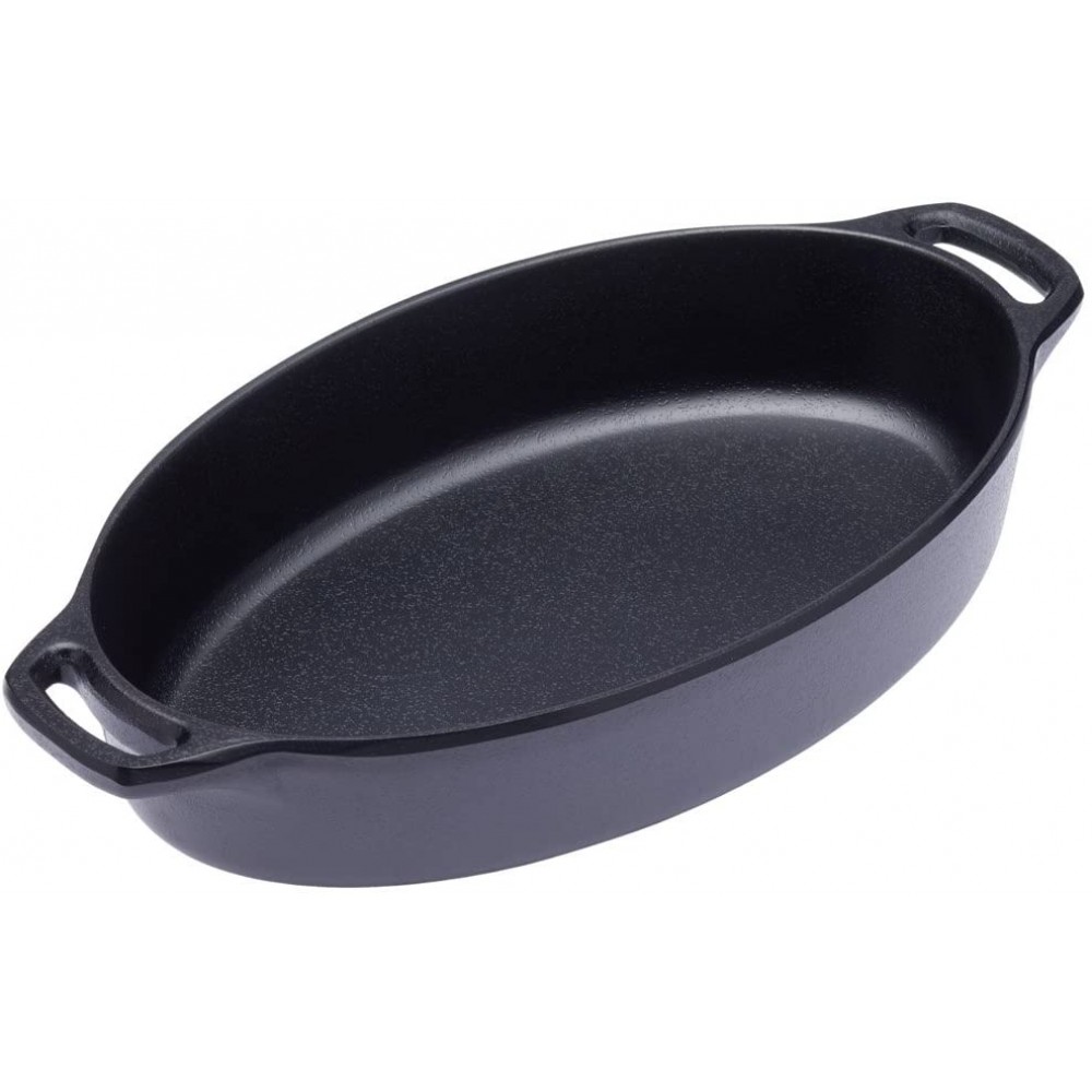 Kitchencraft Mini Cast Iron-look Melamine Serving Pot With Handles 15cm 6" 