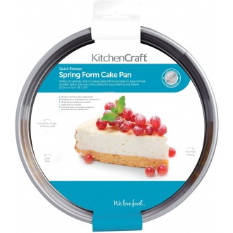 Kitchen Craft Non-Stick Loose Base Spring Form Cake Pan, 20cm
