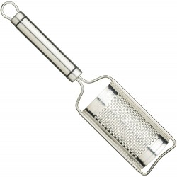 Kitchen Craft Oval Handled Professional Stainless Steel Curved Grater