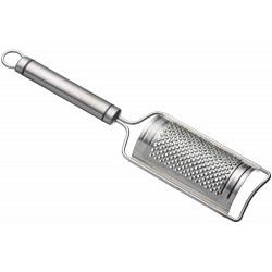 Kitchen Craft Oval Handled Professional Stainless Steel Curved Grater