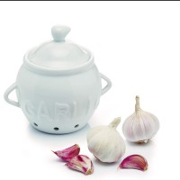 Kitchen Craft Porcelain Garlic Storage Pot