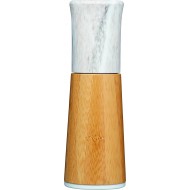 Kitchen Craft Serenity Salt or Pepper Mill, Bamboo, Brown/Pale Pink, 17.5 cm