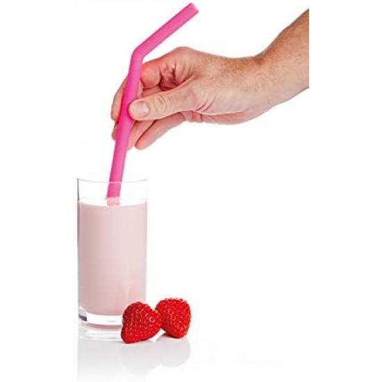 Kitchen Craft Set of Six Silicone Reusable Straws with Cleaning Brush, KCSILSTRAW7PC Shop quality Kitchen Craft Set of Six Silicone Reusable Straws with Cleaning Brush in Kenya from vituzote.com Shop in-store or online and get countrywide delivery!