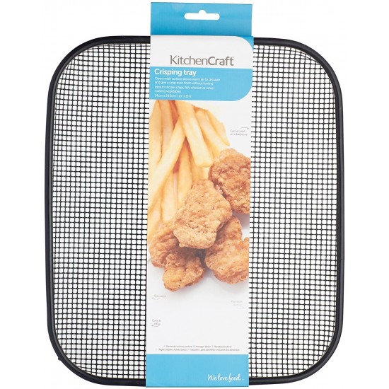 Shop quality Kitchen Craft Wire Mesh Crisper Baking Tray, Black, 34 x 29.5 cm in Kenya from vituzote.com Shop in-store or online and get countrywide delivery!