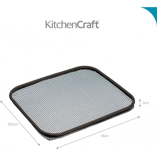 Shop quality Kitchen Craft Wire Mesh Crisper Baking Tray, Black, 34 x 29.5 cm in Kenya from vituzote.com Shop in-store or online and get countrywide delivery!