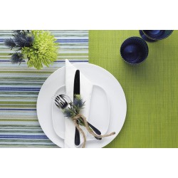 Kitchen Craft Woven Green Stripe Reversible Placemat
