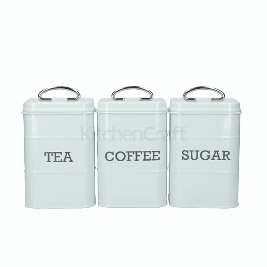 Shop quality Living Nostalgia Tea/Coffee/Sugar Canisters in Gift Box, Steel, Vintage Blue in Kenya from vituzote.com Shop in-store or online and get countrywide delivery!