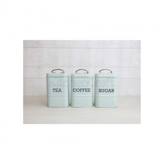 Shop quality Living Nostalgia Tea/Coffee/Sugar Canisters in Gift Box, Steel, Vintage Blue in Kenya from vituzote.com Shop in-store or online and get countrywide delivery!