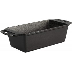Lodge Seasoned Cast Iron Loaf Pan, 8.5x4.5 Inch
