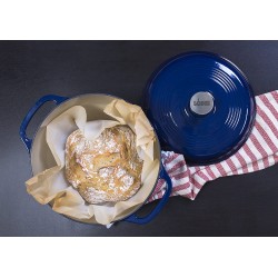 Lodge Enameled Dutch Oven, 5.6 Liter Indigo