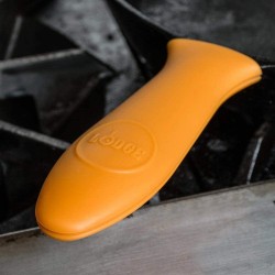 Lodge Silicone Hot Handle Holder, Orange  - Protects hands from heat up to 230 degrees C