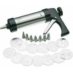 Master Class Biscuit & Icing Set - Includes 8 stainless steel nozzles & 13 stainless steel biscuit cutter templates