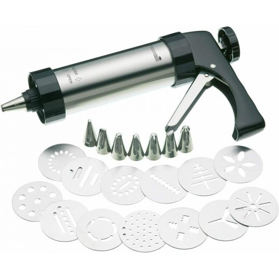 Shop quality Master Class Biscuit & Icing Set - Includes 8 stainless steel nozzles & 13 stainless steel biscuit cutter templates in Kenya from vituzote.com Shop in-store or online and get countrywide delivery!