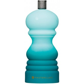 Master Class Pepper Mill or Salt Grinder with Interchangeable Cap, Plastic, Green Ombré, 12 cm