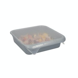 Master Class Silicone Stretch Lids Square Food Covers, ( 4 Piece Set of 19.5 cm )