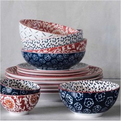 Maxwell & Williams Boho 20cm Plate Kiraku Blue