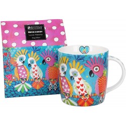 Maxwell & Williams Love Hearts Animal Mug with Chatter Design, Gift Boxed, 370 ml