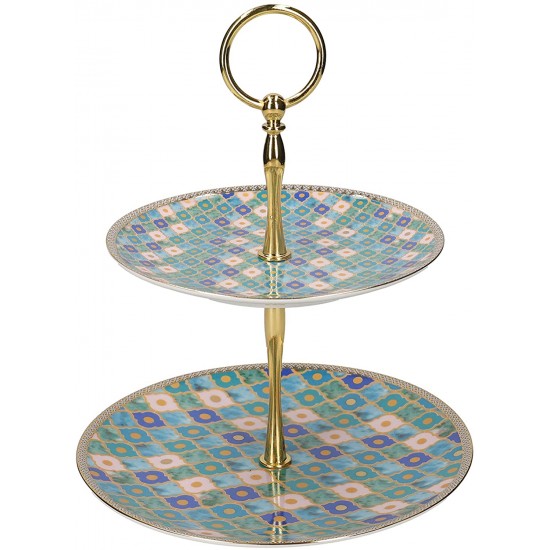 Shop quality Maxwell & Williams Teas & C’s Kasbah Cake Stand in Gift Box, Porcelain, Mint Green, 2 Tiers in Kenya from vituzote.com Shop in-store or online and get countrywide delivery!