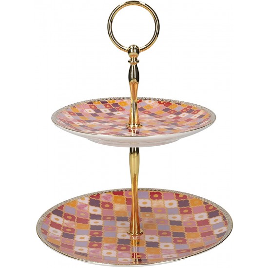 Shop quality Maxwell & Williams Teas & C’s Kasbah Cake Stand in Gift Box, Porcelain, Rose, 2 Tiers in Kenya from vituzote.com Shop in-store or online and get countrywide delivery!