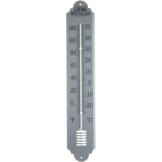 Living Nostalgia 50 cm Outdoor Metal Wall Thermometer, Grey, LNODTH50 Shop quality Living Nostalgia 50 cm Outdoor Metal Wall Thermometer, Grey in Kenya from vituzote.com Shop in-store or online and get countrywide delivery!